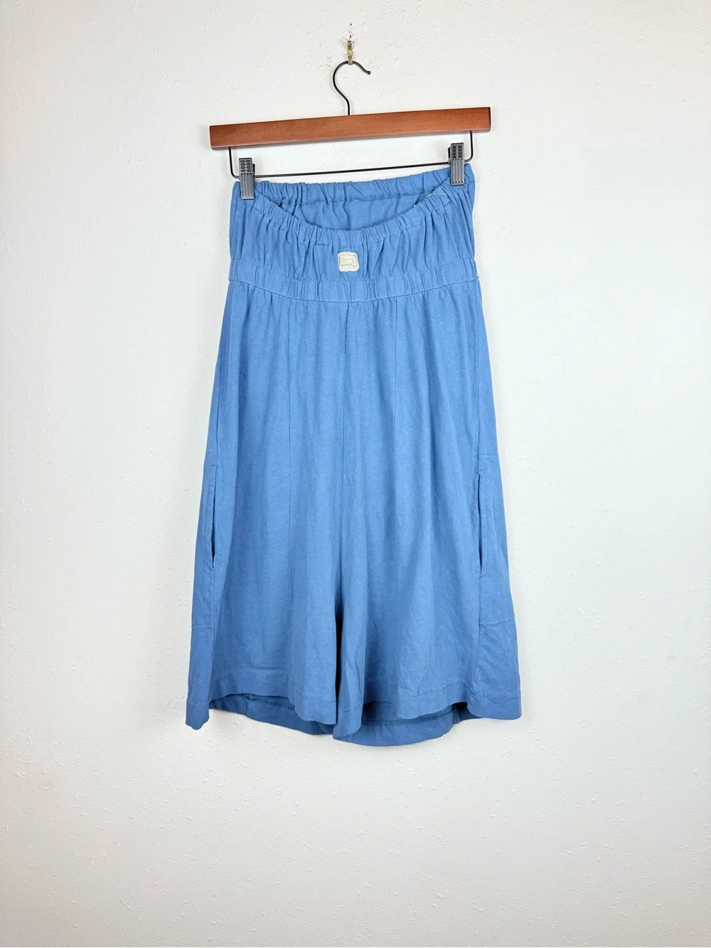 Free People Free-est Adalee Off Shoulder Tube Royal Blue Romper Size XS NEW